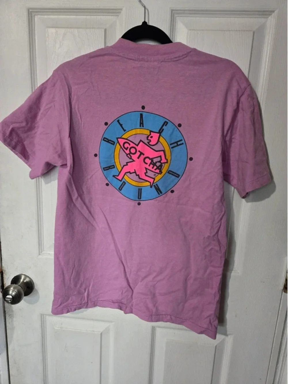 Vintage purple gotcha shirt size M